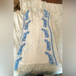 Francesca’s White Lace (lined) Dress